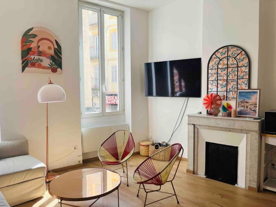 Pleasant 3-Bedroom Flat In The Center Of Marsella Exterior foto